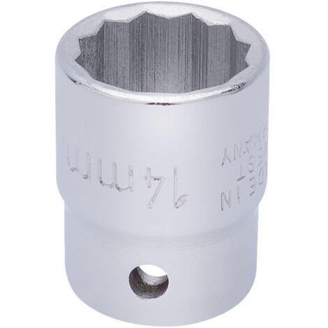 Draper 14mm Bi-Hex Socket for 3/8" Drive – Metric Square Drive Hexagon Socket (Model 25903)