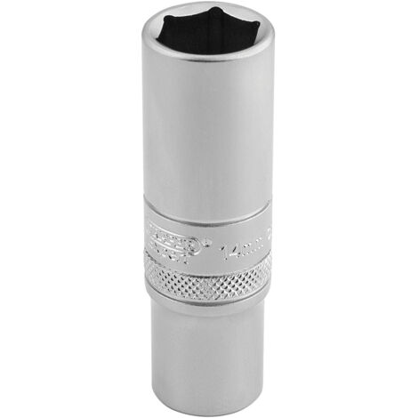 Draper 14mm Deep Socket 3/8" Drive – Micro Satin Chrome, Metric, Part Number 16582