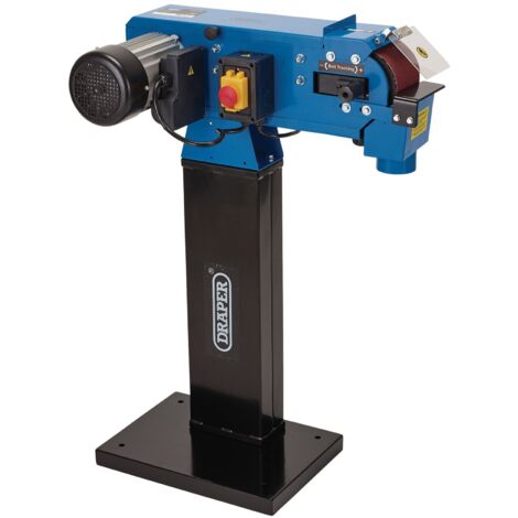 Draper 1500W 230V Belt Linisher with 100mm Belt Width – Heavy-Duty Belt Sander for Metal and Wood Finishing (Model 98421)