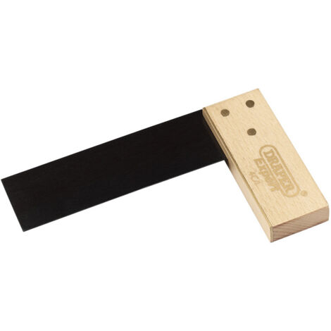 Draper 150mm Expert Carpenter's Try Square – Precision Steel Measuring Tool for Woodworking and Carpentry