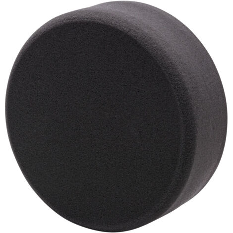 Draper 150mm Polishing Sponge Soft Hook and Loop Black 15cm 6 Inch 01793