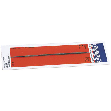 Draper 150mm x 4mm Chain Saw File - Model 60766 for Sharpening Chainsaw Chains