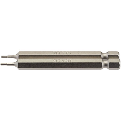 Draper 1.5mm 1/4 Hex. Hexagonal Insert Bit 75mm Long x 2 (64317)