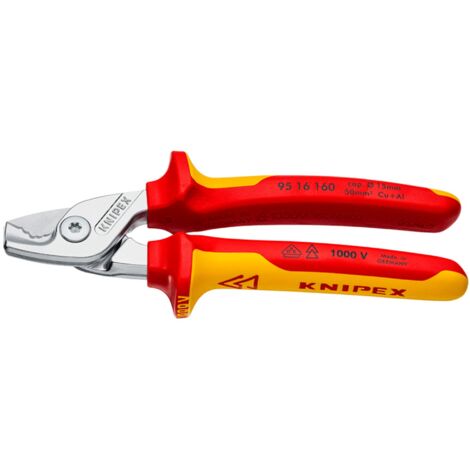 Draper 160mm VDE Insulated Cable Shears Model 27012 – Professional VDE Certified Electrician's Wire Cutting Tool