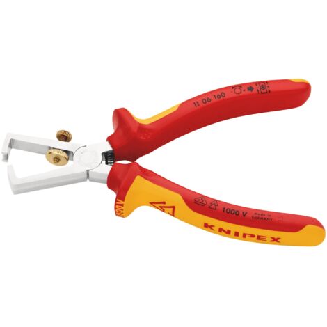 Draper 160mm VDE Insulated End Wire Strippers Model 26968 for Safe Electrical Insulation Removal