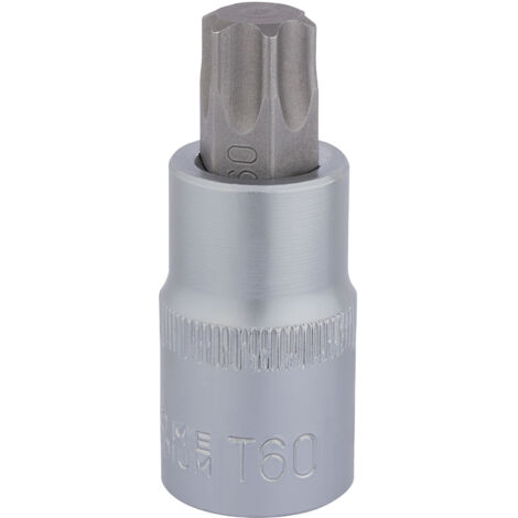 Draper 16323 T60 1/2" Square Drive TX-STAR® Socket Bit, 55mm Length