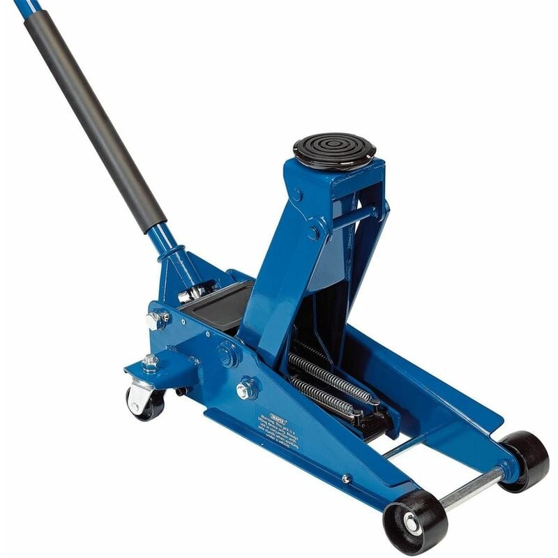 Heavy Duty Trolley Jack With Twin Pistons (3 Tonne) (16407) - Draper