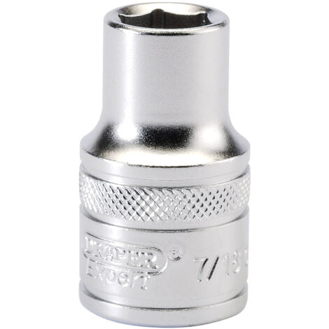 Draper 16625 1/2" Square Drive 6-Point Imperial Socket (7/16")