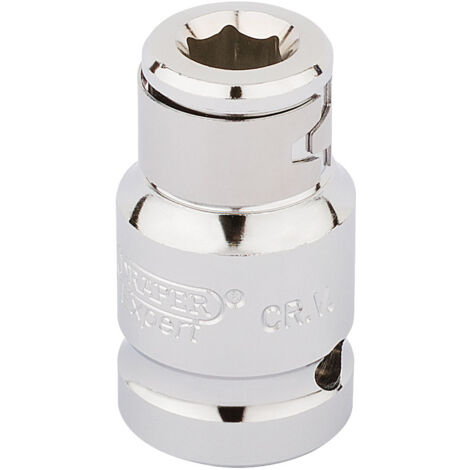 Draper 16810 1/2-Inch Square Drive Hexagon Screwdriver Bit Holding Socket (5/16-Inch Size)
