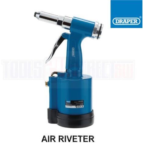 Draper 16851 Air Hydraulic Rivet Gun - Heavy-Duty Power Tool for Riveting and Pop Rivets