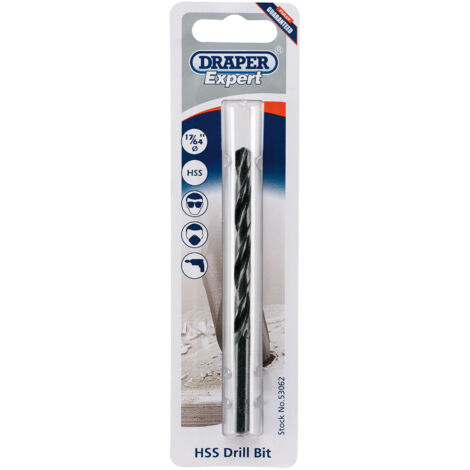 Draper 17/64 Inch High-Speed Steel (HSS) Twist Drill Bit Set – Imperial Size, Model 53062