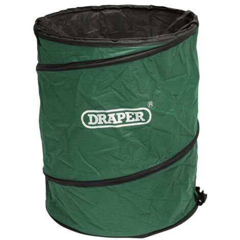 Draper 175L General Purpose Pop-Up Garden Waste Tidy Bag for Leaves, Grass, and Refuse