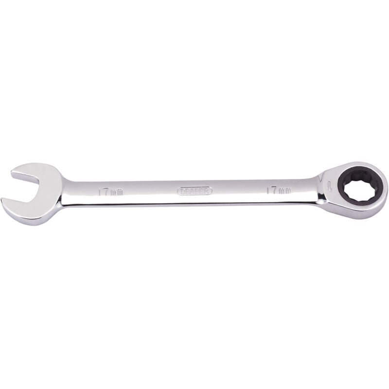 Draper - 17mm Metric Ratcheting Combination Spanner (31014)