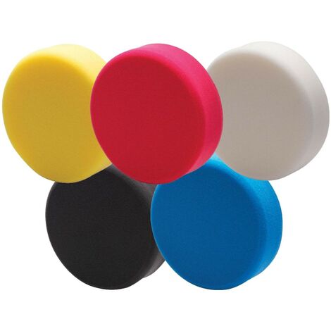 Draper 180mm Polishing Sponge Hook and Loop Assortment Type Pack 18cm 7 Inch