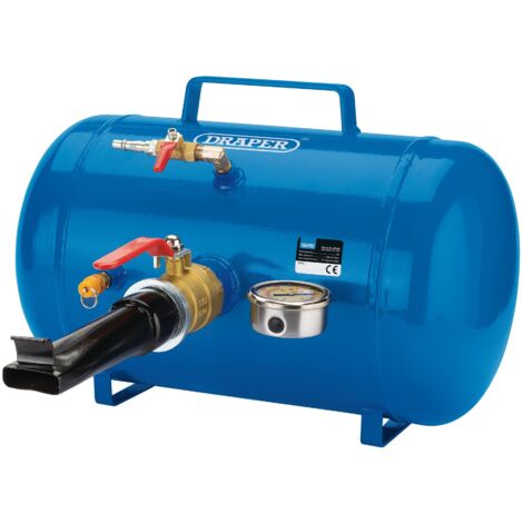 Draper 19-Litre Tyre Bead Seater and Inflator for Cars, HGVs, Commercial Vehicles, and ATVs