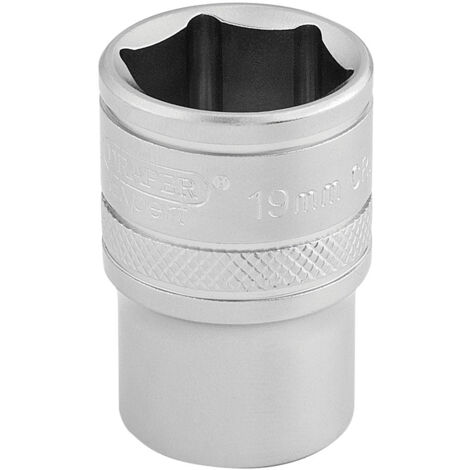 Draper 19mm 1/2-Inch Square Drive 6-Point Metric Socket (Model 16609)