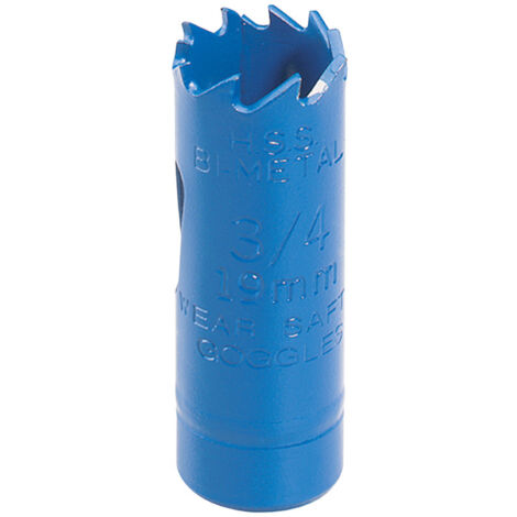 Draper 19mm HSS Bi-metal Holesaw Blade with High-Speed Variable Pitch for Precise Cutting - Model 41069