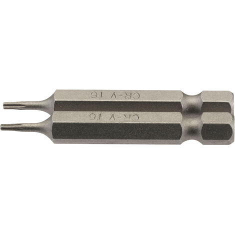 Draper 2-Piece 50mm T6 TX-STAR® E-Shank Insert Bits (66481) – 1/4 Inch Hex Drive
