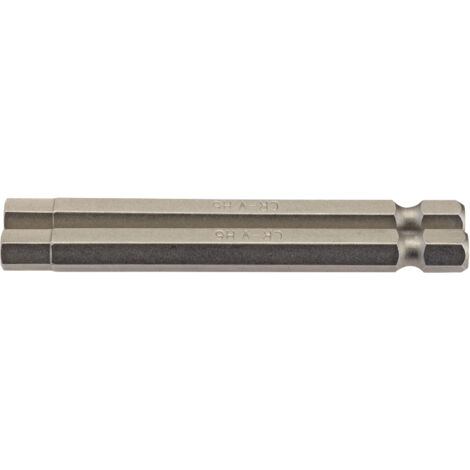 Draper 2-Piece 75mm Hex Shank Insert Bits Set – 6.0mm Hexagonal E-Shank, 1/4" Drive