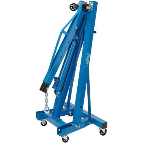 Draper 2-Tonne Engine Crane (Model 93510) – Heavy-Duty Portable Hydraulic Engine Hoist with Two-Box Design