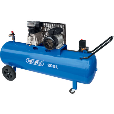 Draper 200L Belt-Driven Air Compressor (2.2kW) (55315)
