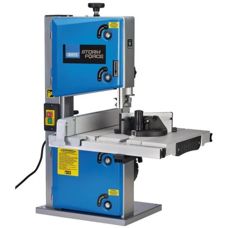 Draper 200mm Bench-Mounted Workshop Bandsaw with 250W Motor, 7 TPI Blade, Model 98471