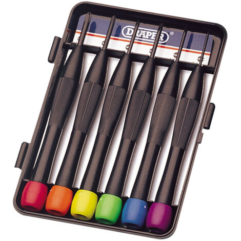 Draper 20644 Precision Watchmaker Screwdriver Set – 6 Pieces