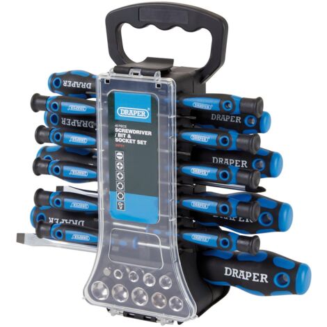 Draper 20721 - Set di cacciaviti, bussole e punte (49 pezzi)