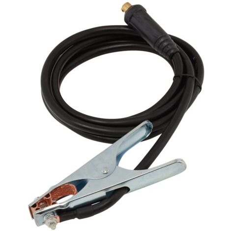 Draper 20931 Draper Expert MMA Welding Earth Lead and Clamp with 35/50 Dinse-type Plug, 3m, 300A