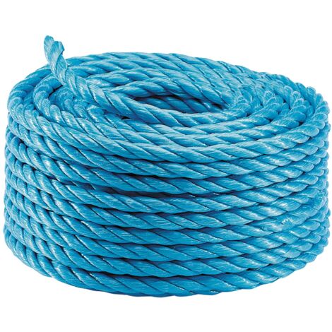Draper 20M x 8mm Polypropylene Rope - Durable, Lightweight, and Versatile for Marine, Camping, and DIY Use