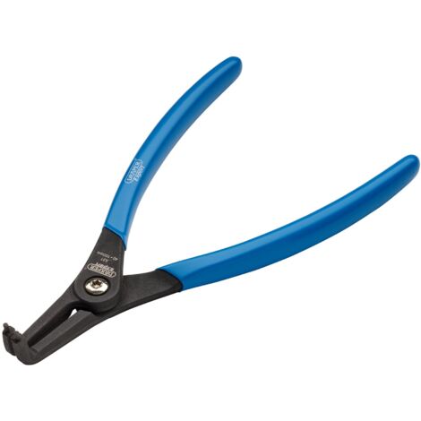 Draper 215mm A31 External Circlip Pliers with 90° Angled Tips for Precision Circlip Installation and Removal