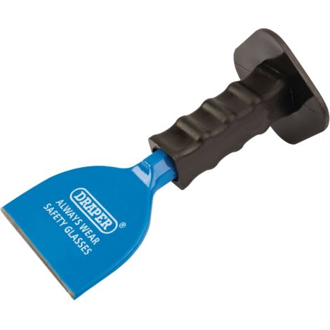 Draper 225 x 100mm Brick Bolster with Hand Guard – Heavy-Duty Masonry Tool (Sold Loose)