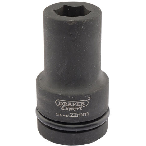 Draper 22mm Hi-Torq® Metric Deep Impact Socket with 1-Inch Square Drive (Model 05137)