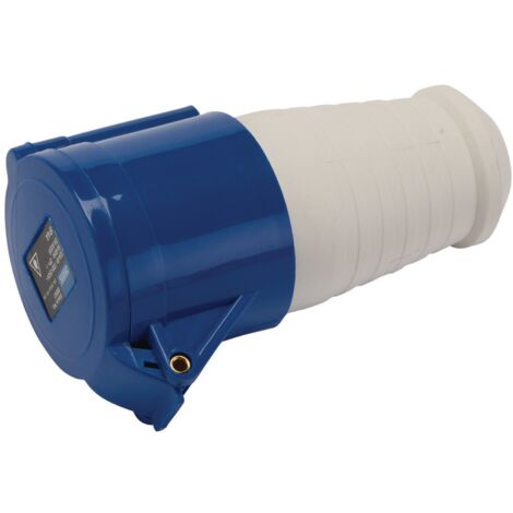 Draper 230V BS 32A Site Socket (Model 08961) – Heavy-Duty 32 Amp Power Outlet for Construction and Industrial Use