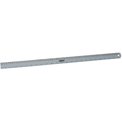 Draper 24-Inch (600mm) Aluminum Ruler for Precise Measurement