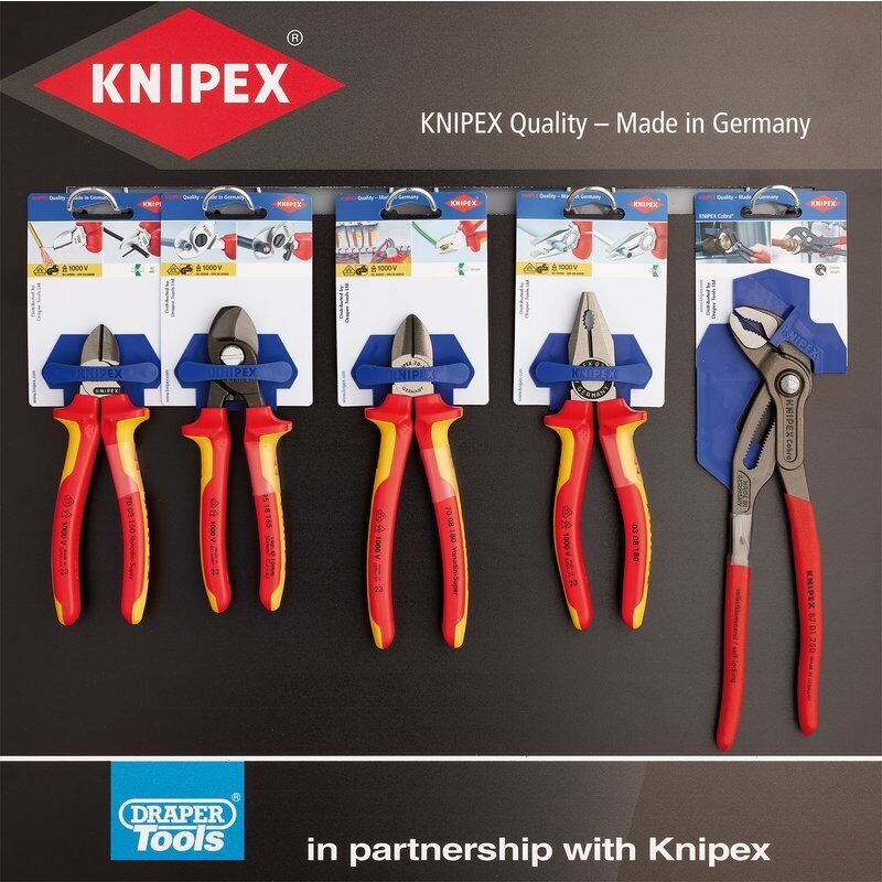 Draper 24203 KNIPEX Profile for Slat Wall - Range Option 1 (16 Piece)