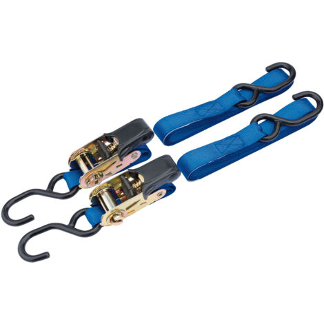 Draper 250kg Ratcheting Tie Down Straps (3.5M x 25mm) (2 Piece) (60964)