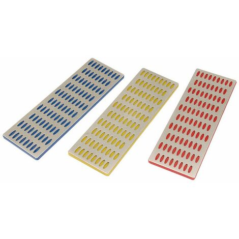 SILVERLINE 3 PIECE DIAMOND WHETSTONE SHARPENING SET 349756 