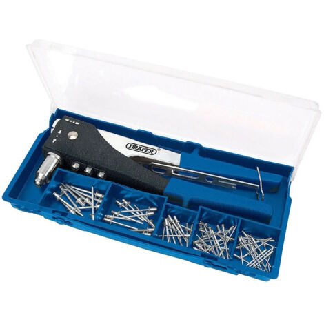 Draper 27848 2 Way Hand Riveter Kit Pop Rivet Gun Hand Riveter Tool