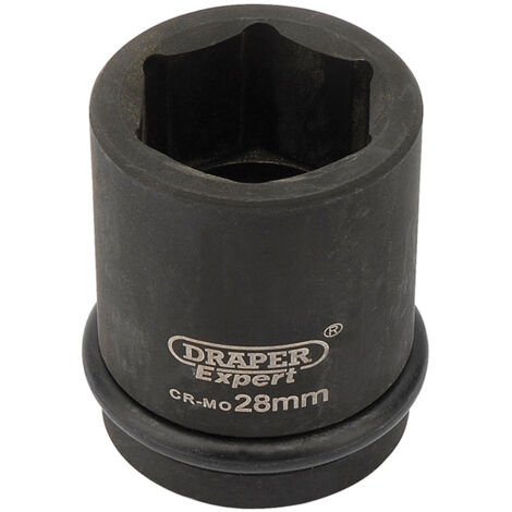 Draper 28mm Impact Socket for 3/4-Inch Drive – HI-TORQ® Metric Impact Socket, Model 93241
