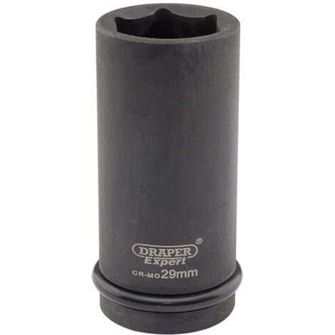 Draper 29mm Hi-Torq® Deep Impact Socket for 3/4" Square Drive (Model 05061) – Heavy-Duty Metric Deep Socket for Automotive and Industrial Use