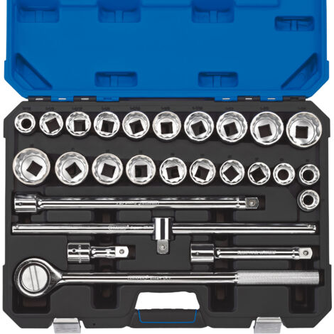 Draper 3/4" Sq. Dr. Combined MM/AF Socket Set (26 Piece) (16484)