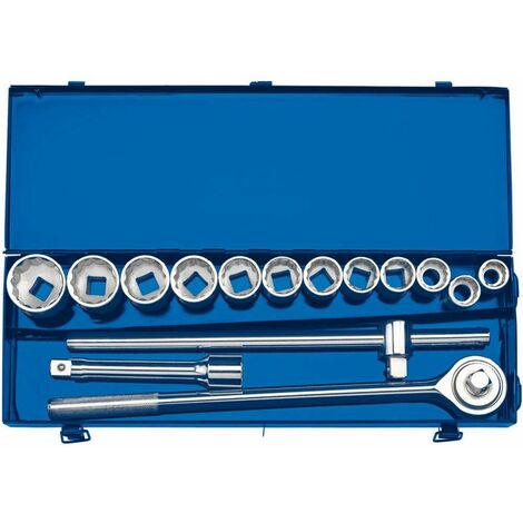 Draper 3/4" Sq. Dr. Metric Socket Set in Metal Case (15 piece) (16440)