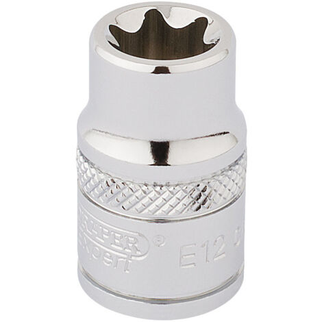Draper 3/8-Inch Square Drive TX-STAR® E12 Socket (Model 34187)