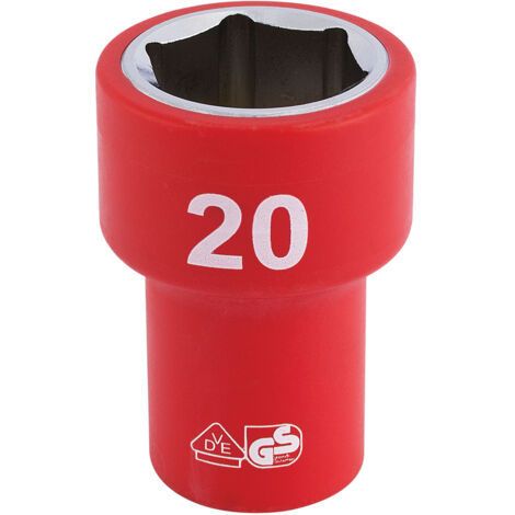 Draper 3/8 Sq. Dr. Fully Insulated VDE Socket (20mm) (31748)