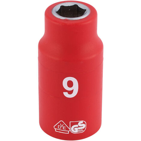 Draper 3/8 Sq. Dr. Fully Insulated VDE Socket (9mm) (31556)