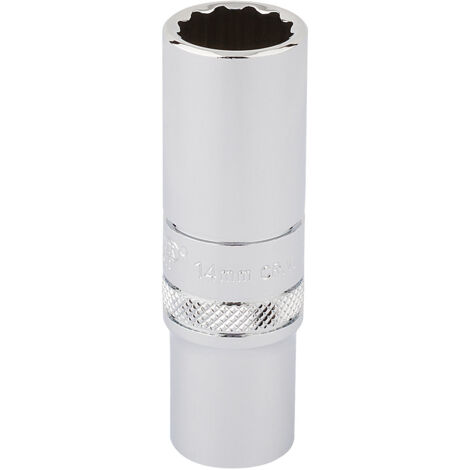 Draper 3/8" Square Drive Hi-Torq 12-Point Deep Socket (14mm) - Model 32955