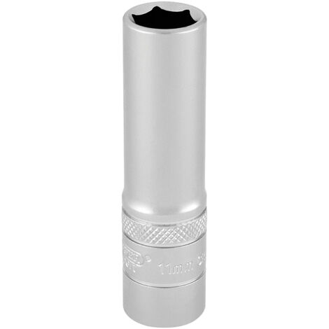 Draper 3/8" Square Drive Hi-Torq 6-Point Deep Socket (11mm) Model 17544