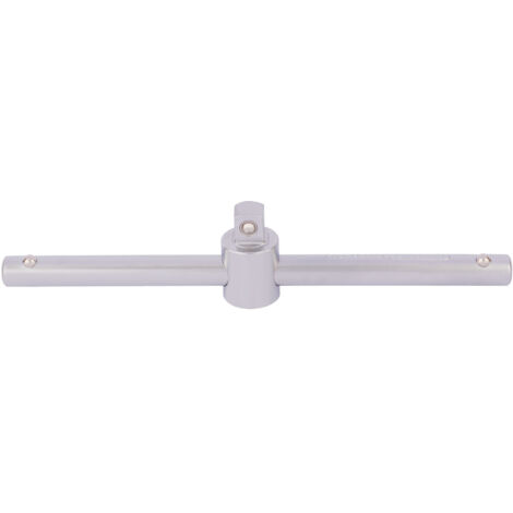 Draper 3/8" Square Drive Satin Chrome Sliding T Bar (16788)