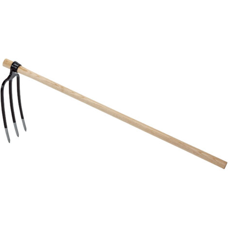 Draper 3-Prong Hoe Fork (Model 17559) – Heavy-Duty Garden Cultivator and Soil Tiller